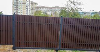 Купить распашные ворота из штакетника Ржев, цена от 2756 руб.