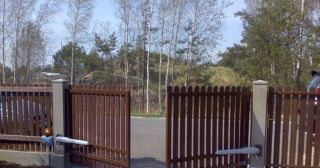 Купить распашные ворота из штакетника Ржев, цена от 2756 руб.